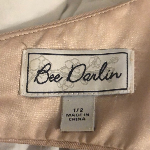 Bee Darlin Prom Dress size 1/2 - Picture 3 of 4